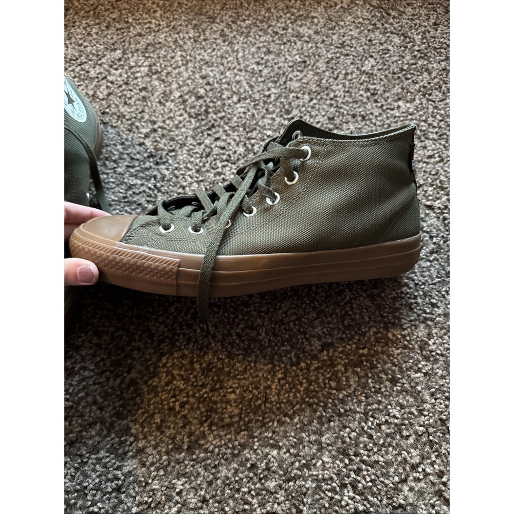 Converse Chuck Taylor All Stars Pro Unisex Khaki Green Shoes Size 10 M 12 WM - Picture 14 of 16